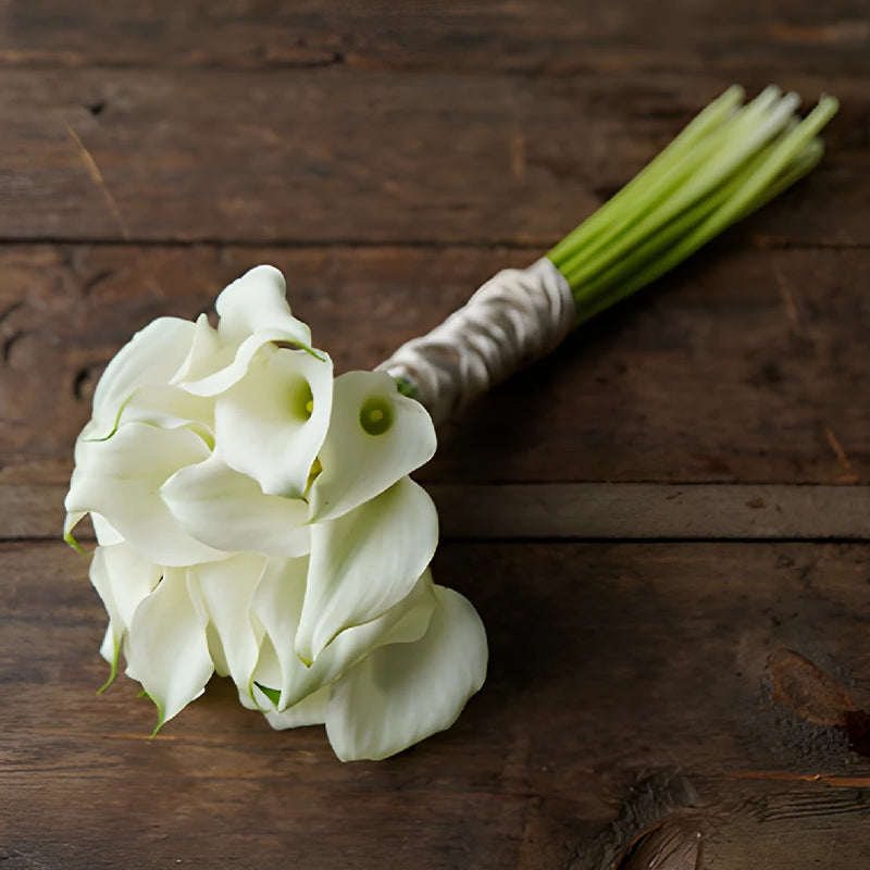 White Mini Calla Lily Centerpieces