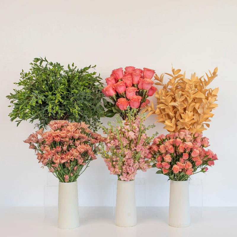 Wild Peach Diy Flower Kit Close Up - Image