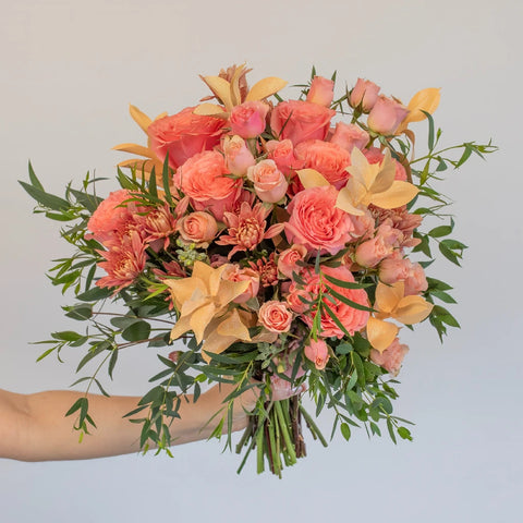 Wild Peach Diy Flower Kit Hand - Image