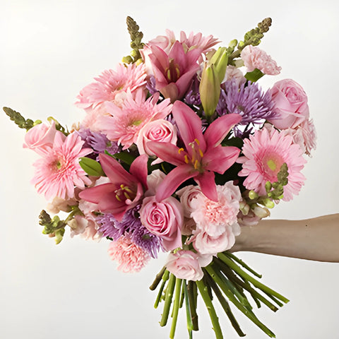 Wishing for Pink Flower Bouquet