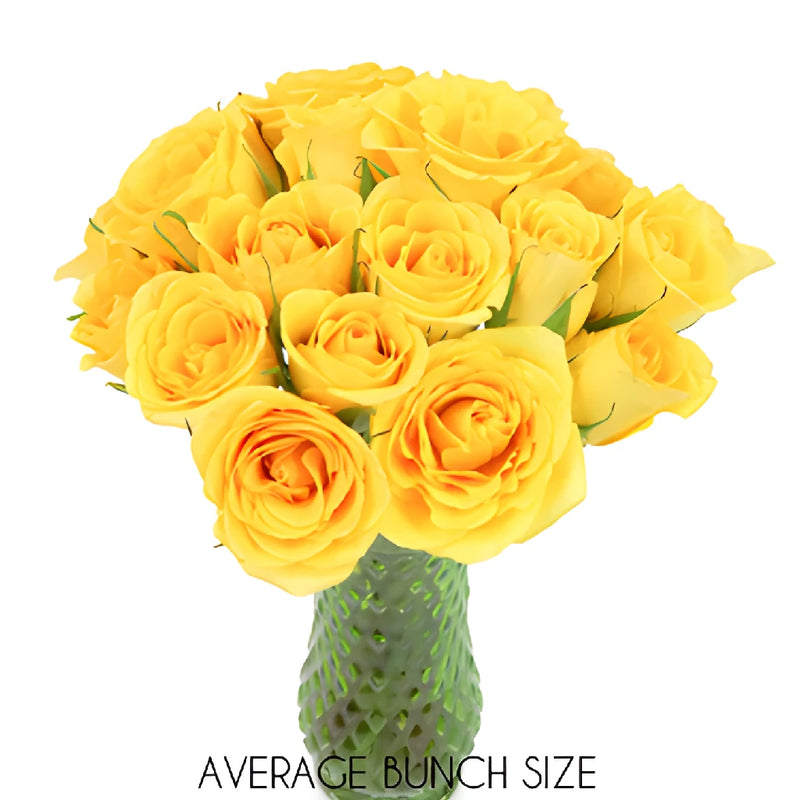 Yellow Gold Sweetheart Roses