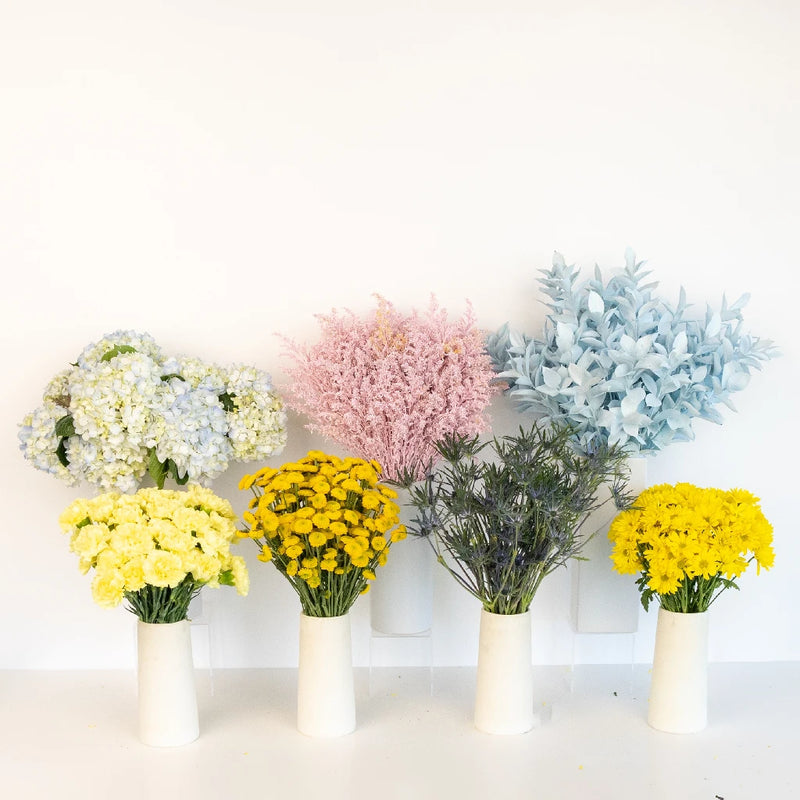 Yellow Pastel Pop Diy Flower Kit Recipe - Image