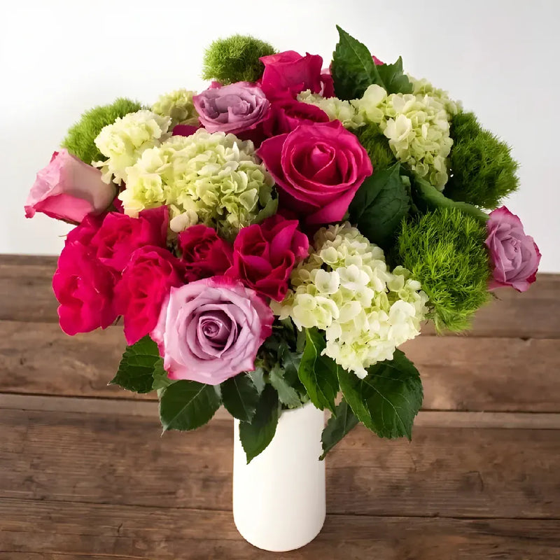 Young Love Hot Pink Rose Bouquet