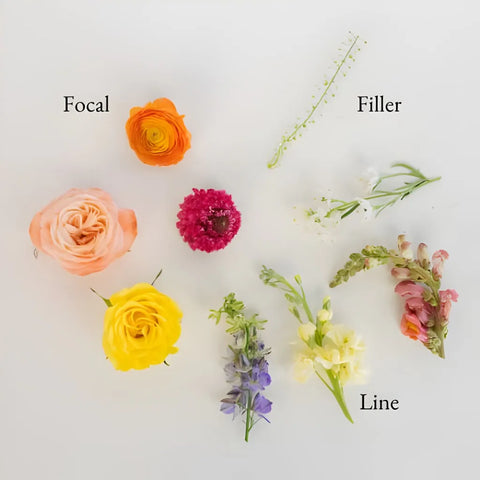 Country Charm Bouquet Bar Flower Kit Stem - Image