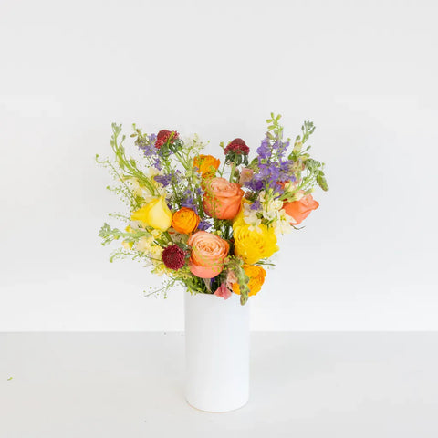 Country Charm Flower Bouquet Vase - Image