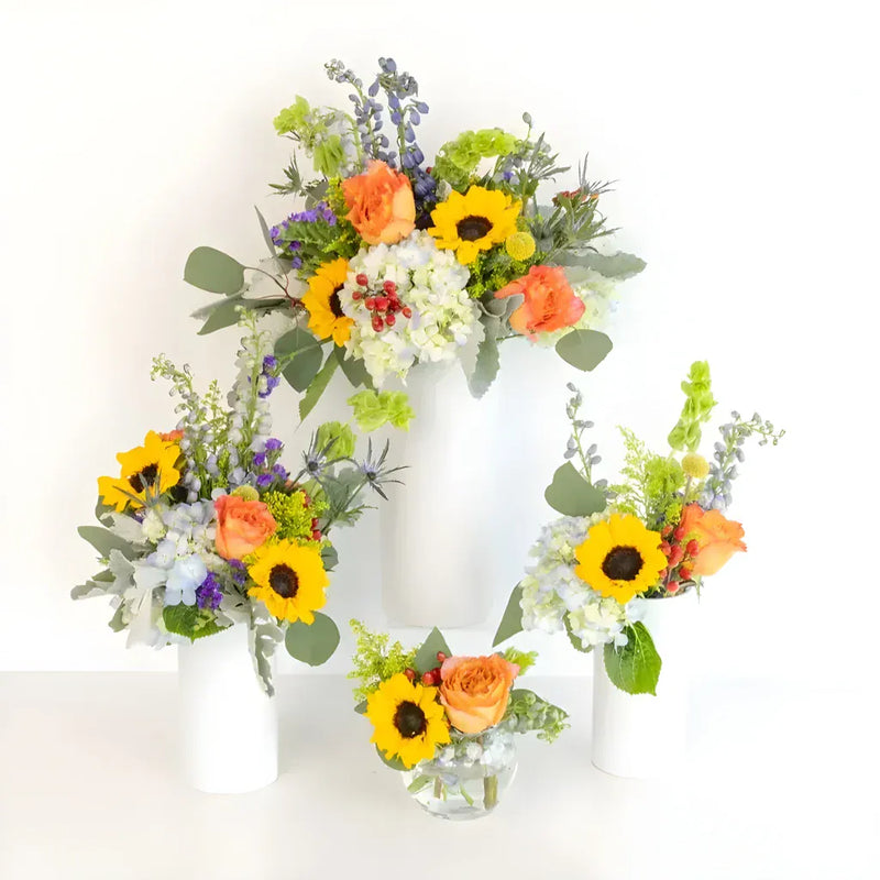 Colorful Meadows Flower Centerpiece Recipe - Image