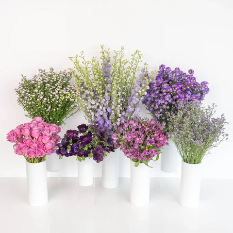 Aura Indigo Diy Flower Kit Close Up - Image
