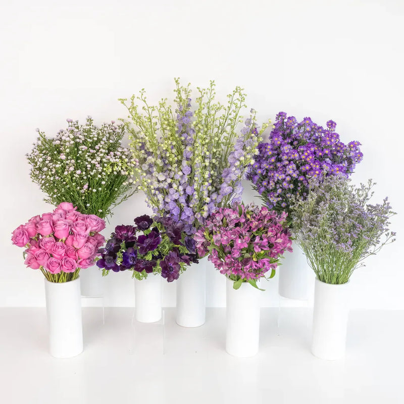 Aura Indigo Diy Flower Kit Close Up - Image