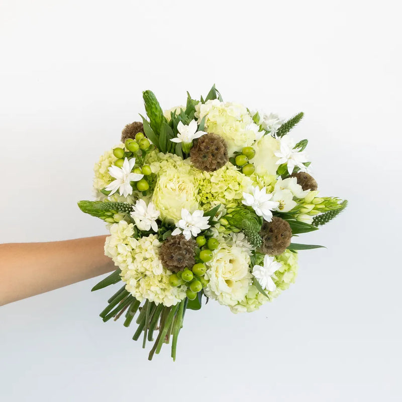 Dill Green Diy Flower Kit Hands - Image