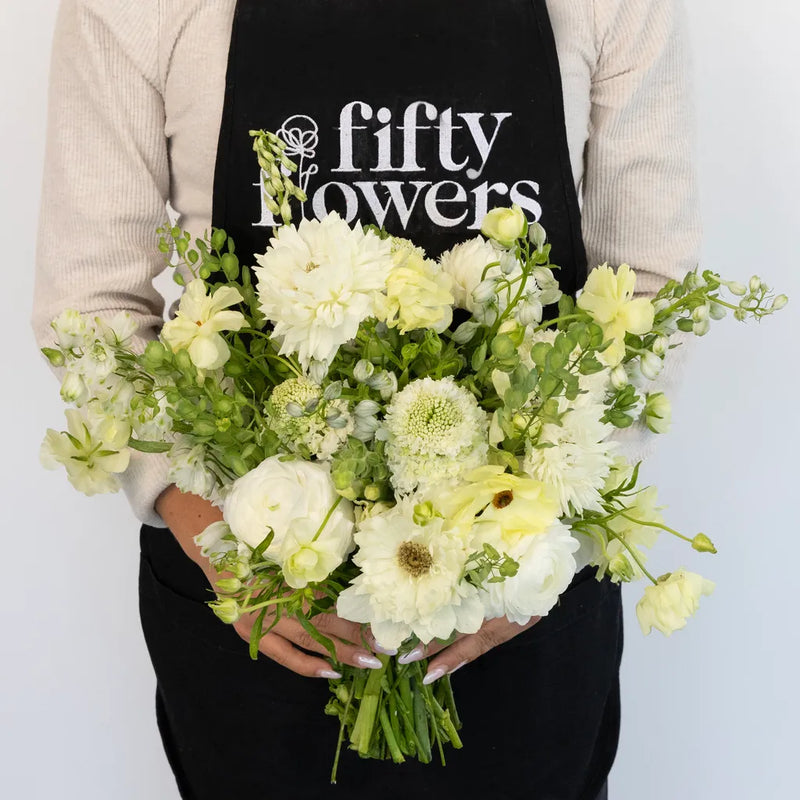 Wildflower Wishes Flower Bouquet Apron - Image