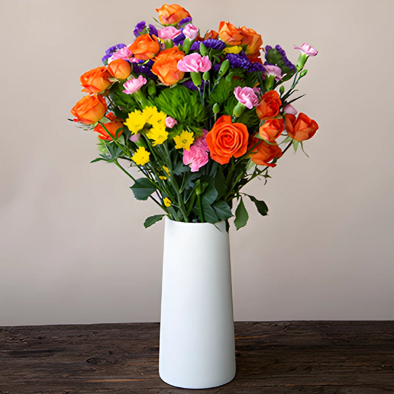 Bright Bohemian Wedding Flower Centerpieces
