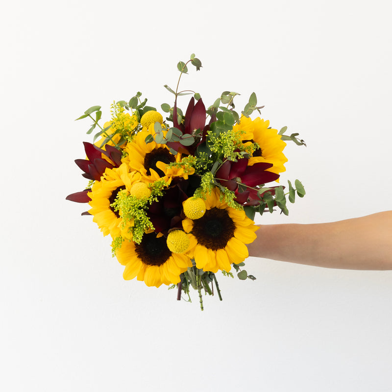 Autumn Sunset Flower Bouquet Close Up - Image