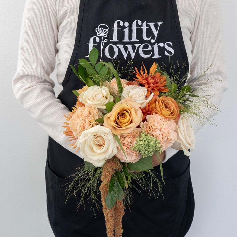 Bronze Beauty Diy Flower Kit Apron - Image