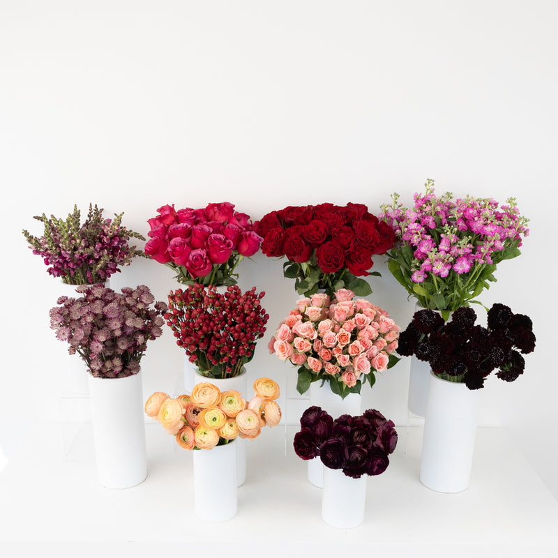 Berry Peachy Diy Flower Kit Stem - Image