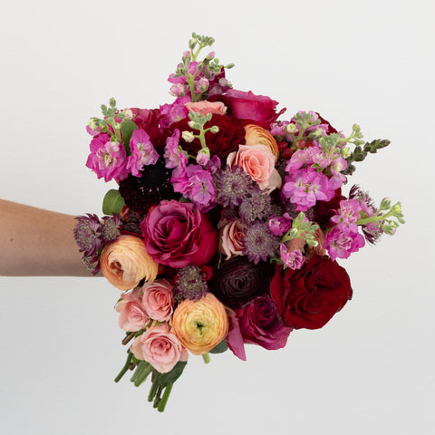 Berry Peachy Diy Flower Kit Vase - Image