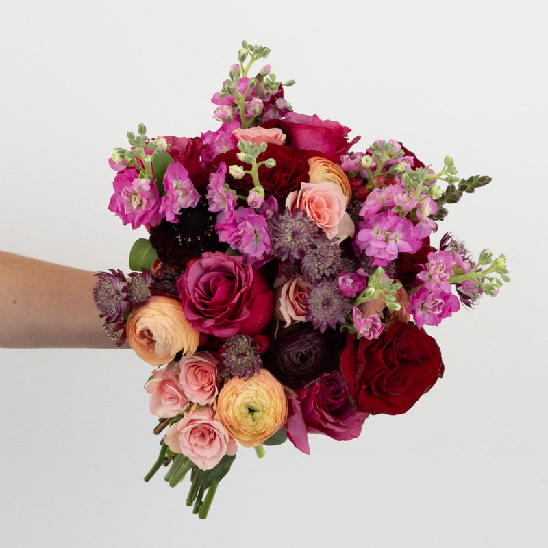 Berry Peachy Diy Flower Kit Vase - Image