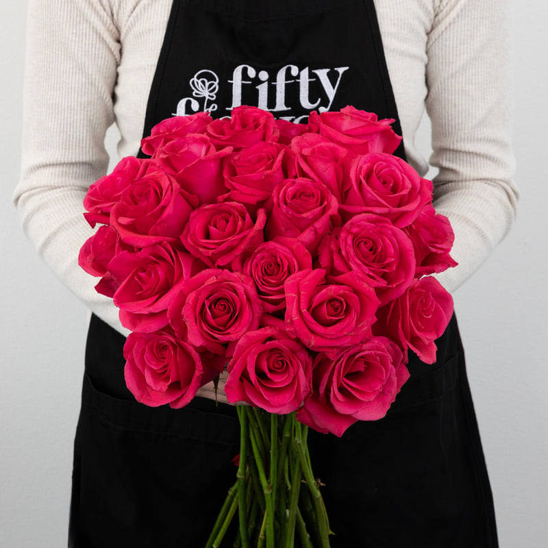 Hot Shot Rose Novelty Rose Apron - Image