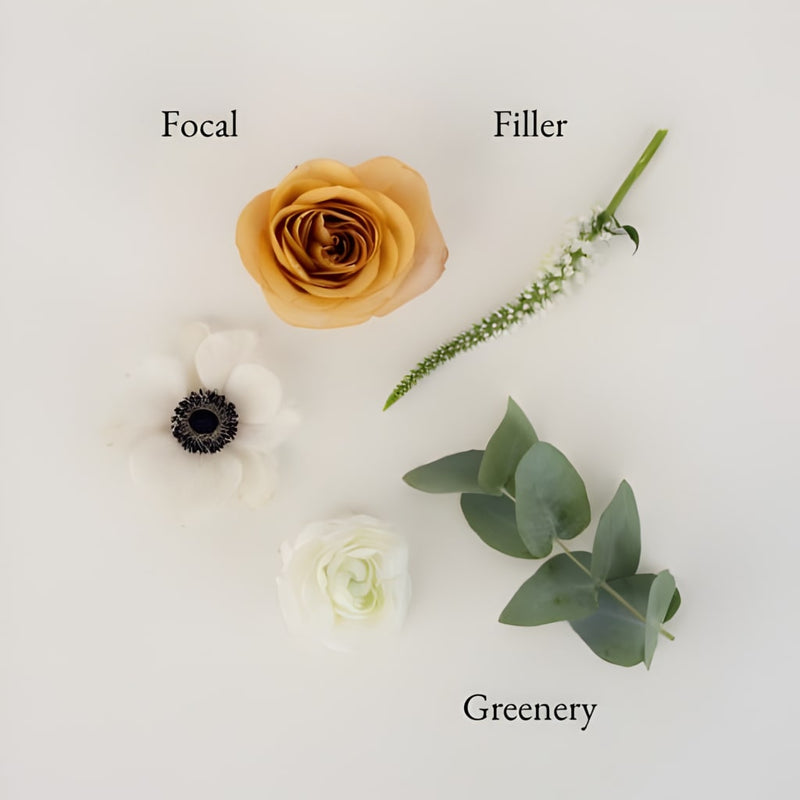 Maple And Merlot Bouquet Bar Flower Kit Vase - Image