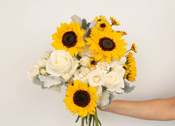 Sunflowers At Sunset Mother's Day Arrangement Hand - Image