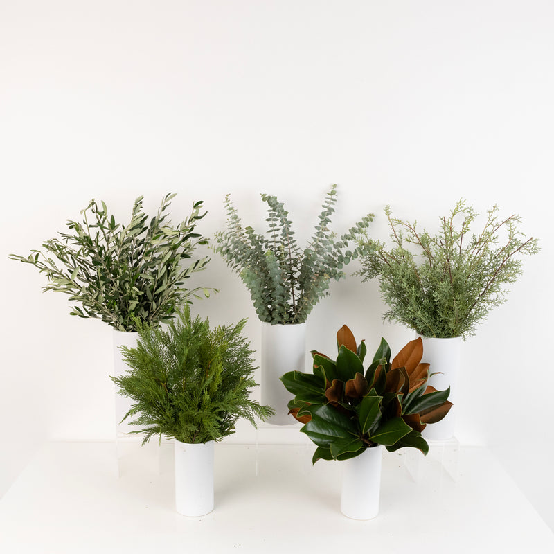 Frosted Greens Diy Flower Kit Close Up - Image