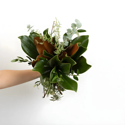Frosted Greens Diy Flower Kit Vase - Image