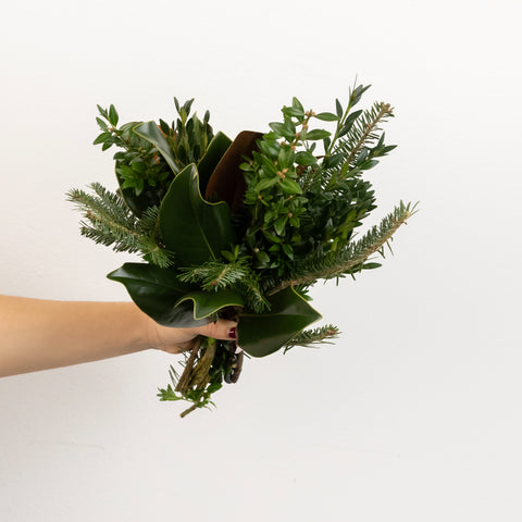 Deluxe Winter Greens Diy Flower Kit Other - Image