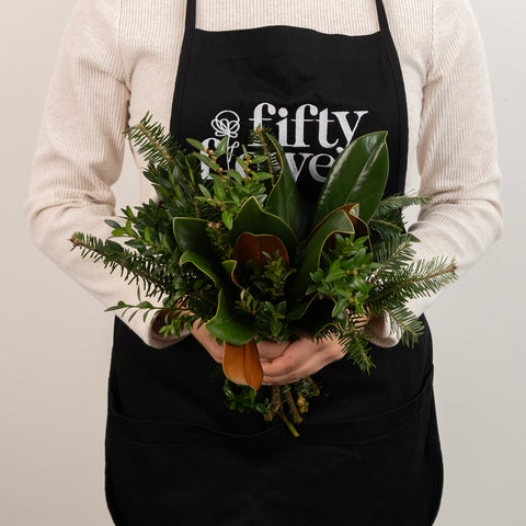Trendy Greens Diy Flower Kit Apron - Image