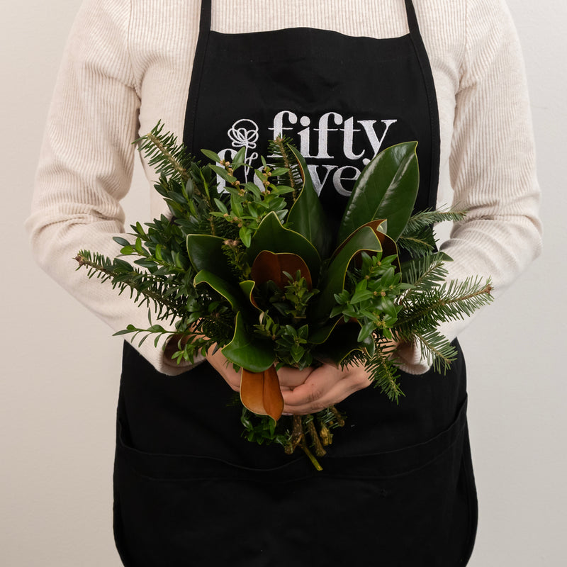 Trendy Greens Diy Flower Kit Apron - Image