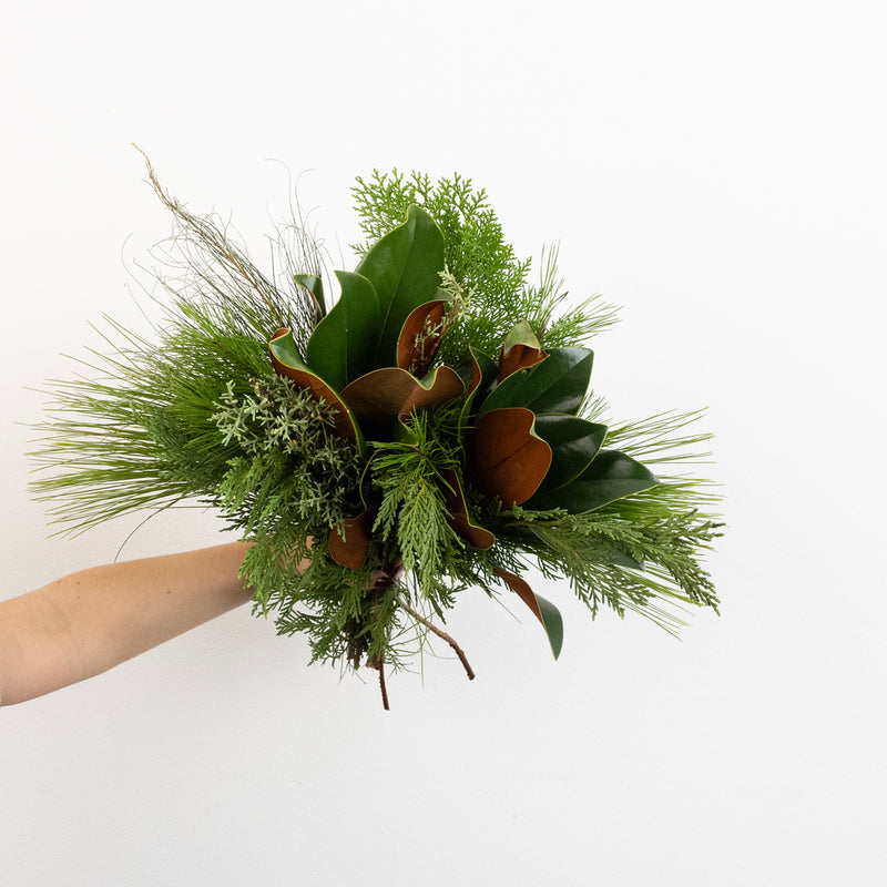 Fresh Southern Greens Diy Flower Kit Vase - Image