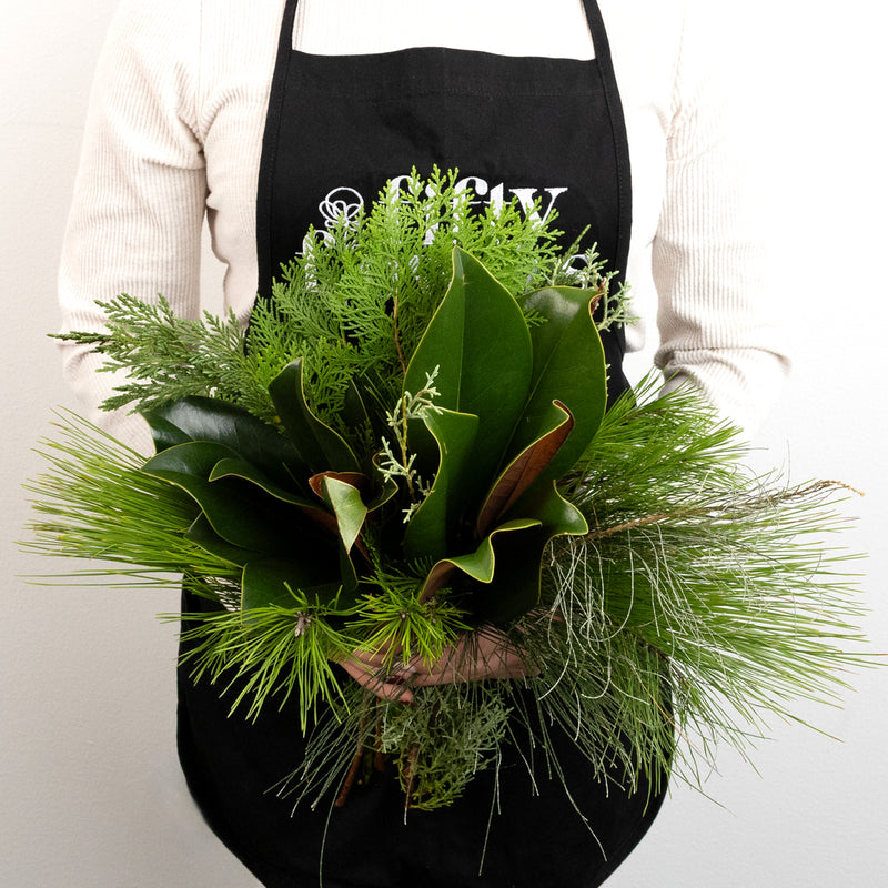 Fresh Southern Greens Diy Flower Kit Apron - Image