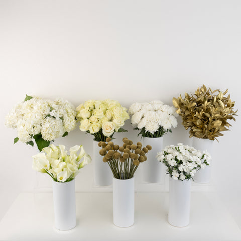 Modern Holiday Glam Gold Diy Flower Kit Stem - Image