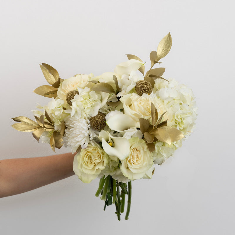 Modern Holiday Glam Gold Flower Bouquet Other - Image
