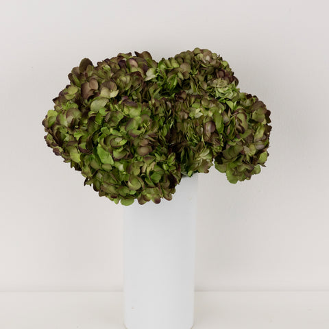 Antique Airbrushed Hydrangea Flower Vase - Image