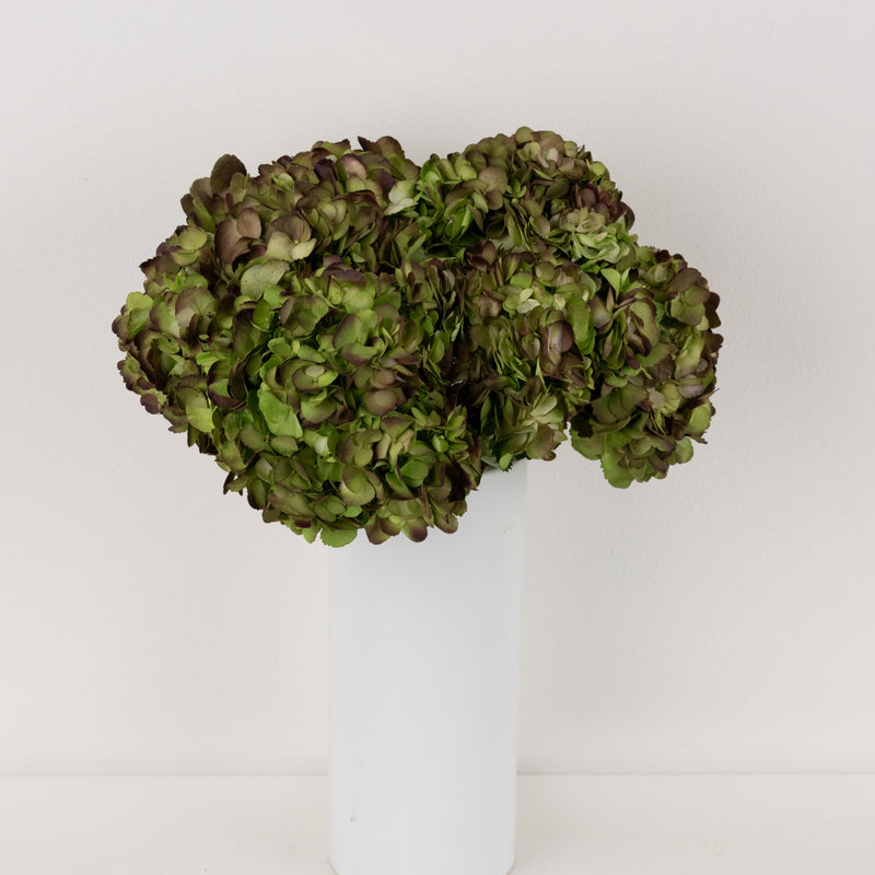 Antique Airbrushed Hydrangea Flower Vase - Image