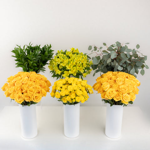 Hello Yellow Diy Flower Kit Stem - Image