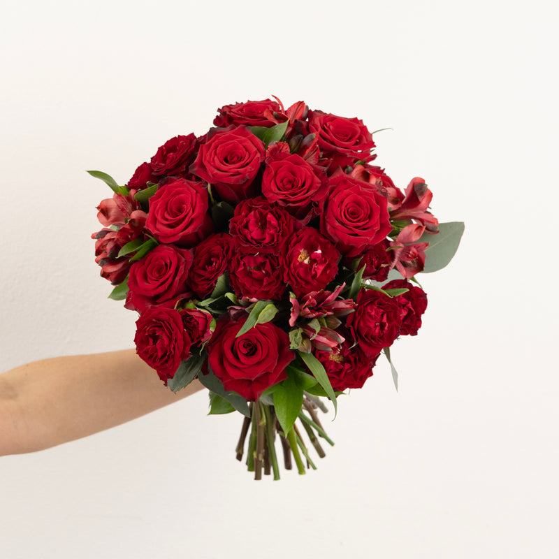 Ruby Red Diy Flower Kit Stem - Image