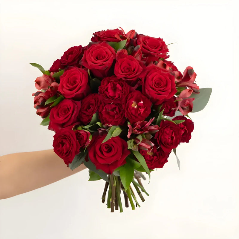 Ruby Red Flower Centerpieces Vase - Image