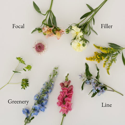Wildflower Wedding Bouquet Bar Flower Kit Stem - Image