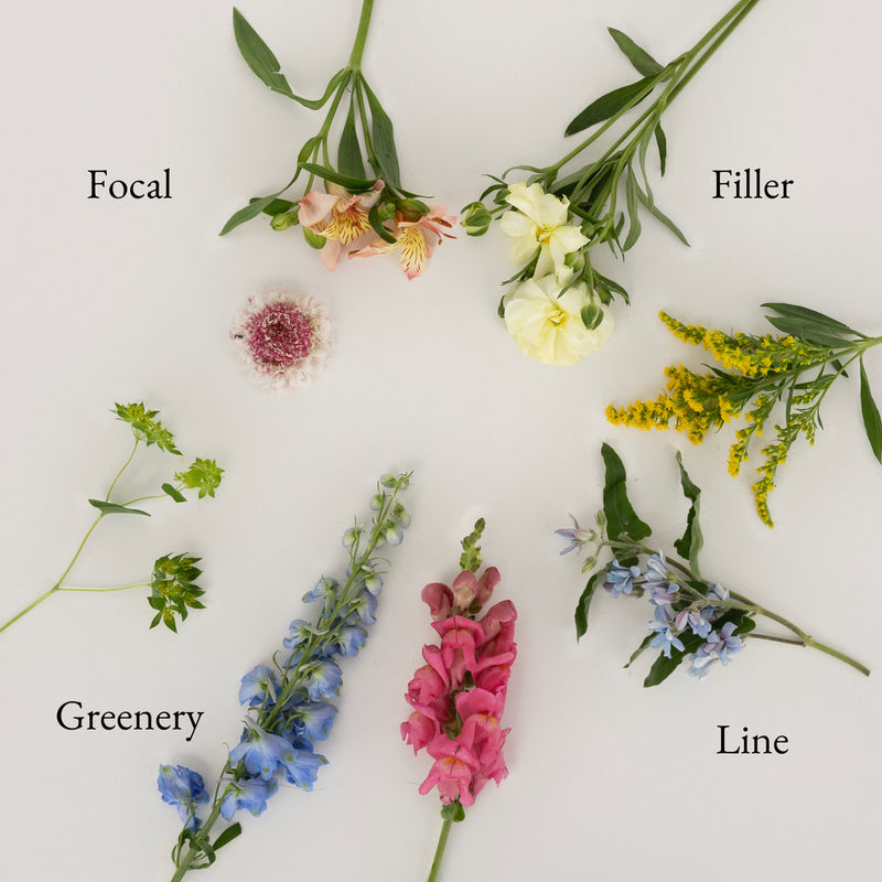 Wildflower Wedding Bouquet Bar Flower Kit Stem - Image