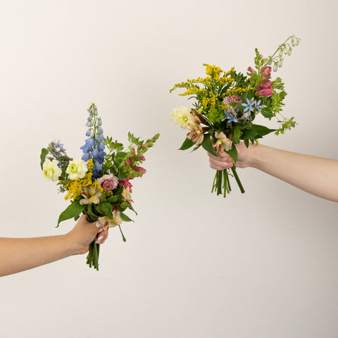 Wildflower Wedding Bouquet Bar Flower Kit Vase - Image