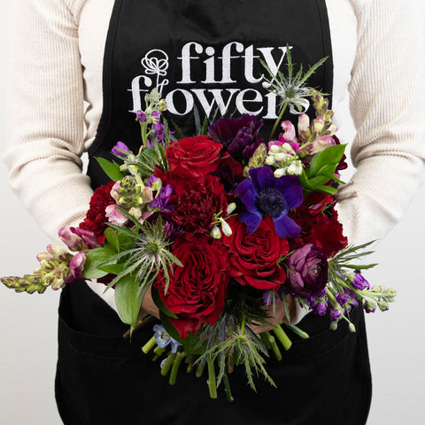 Radiant Jewel Diy Flower Kit Apron - Image