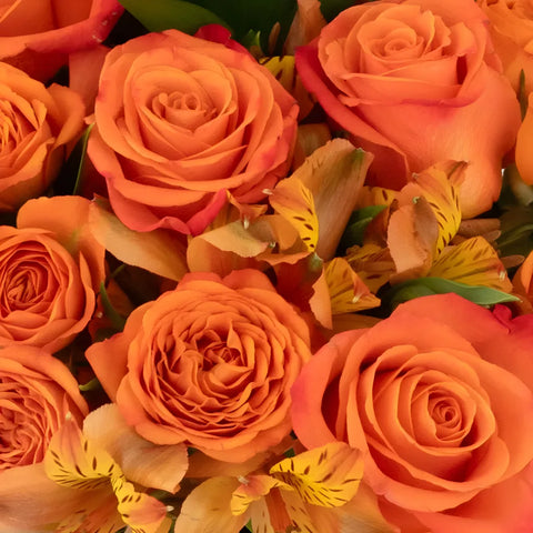 Orange Crush Flower Centerpieces Stem - Image