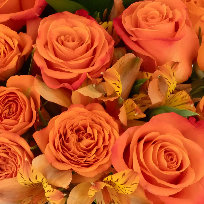 Orange Crush Flower Centerpieces Stem - Image