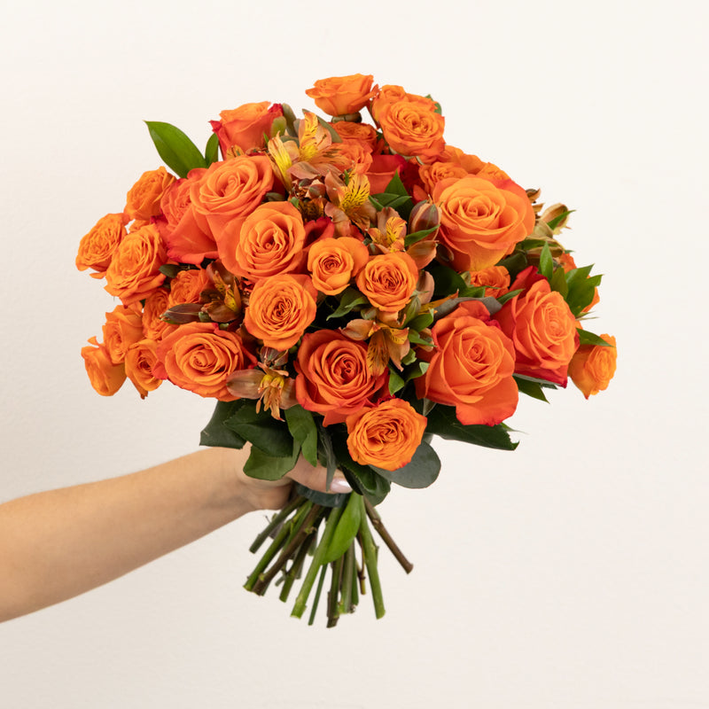 Orange Crush Flower Centerpieces Vase - Image