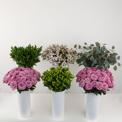 Purple Hues Diy Flower Kit Stem - Image