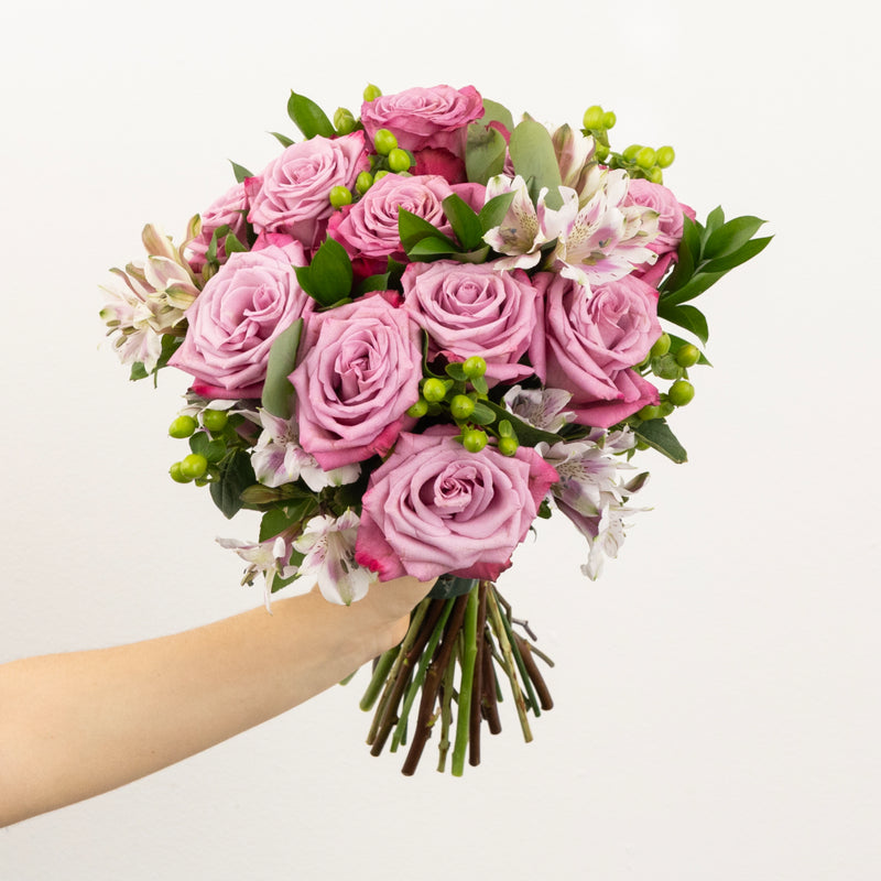 Purple Hues Flower Bouquet Close Up - Image