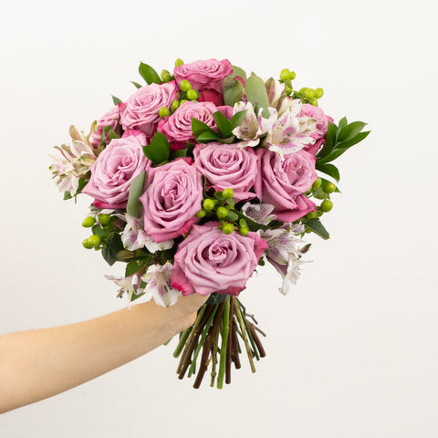 Purple Hues Flower Centerpieces Vase - Image