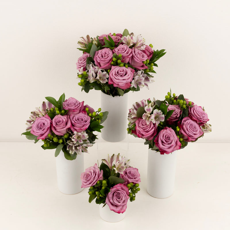 Purple Hues Flower Centerpieces Apron - Image