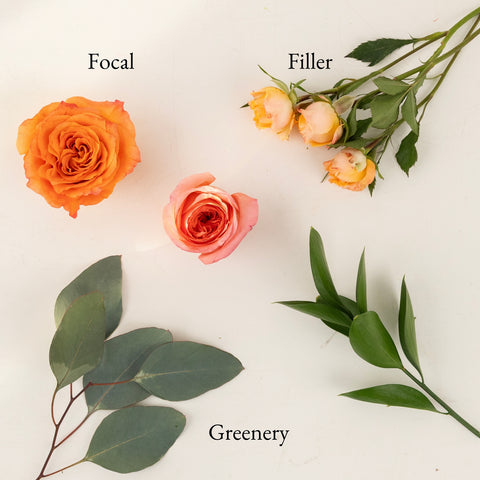 Coral Gardens Bouquet Bar Flower Kit Stem - Image