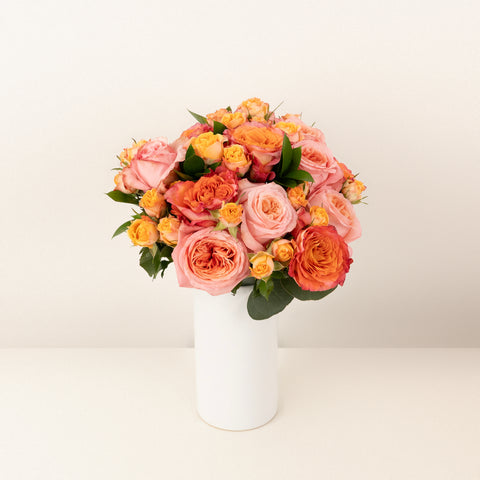 Coral Gardens Flower Bouquet Vase - Image